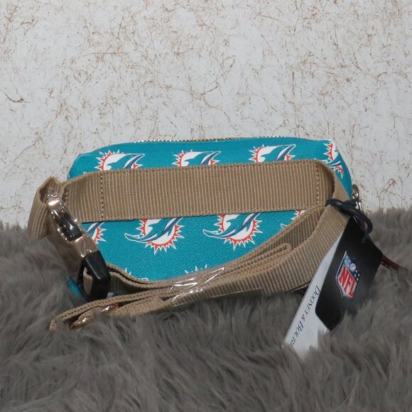 Dooney & Bourke NFL Miami Dolphins Belt Bag (Turquoise) - Picture 3 of 6